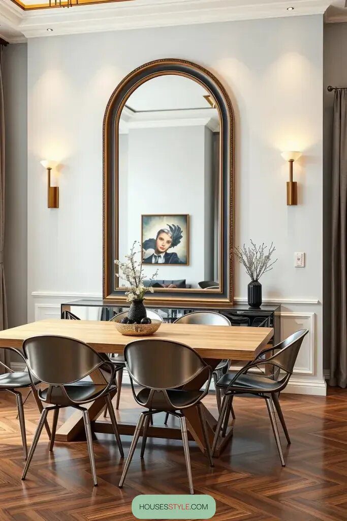 How Mirrors Can Double Your Dining Space