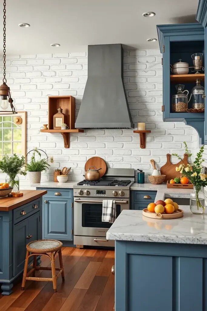 Whitewashed Brick for an East Coast Look