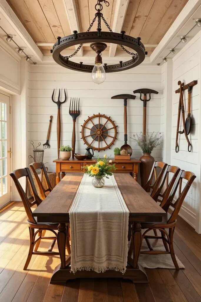 Repurposing Farm Tools as Wall Decor - photo 2