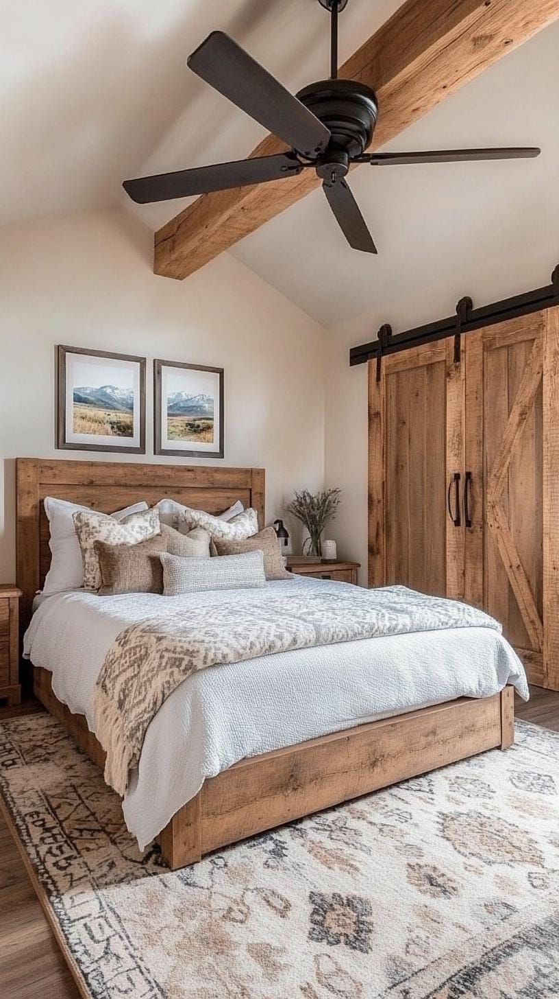 18. Repurpose Salvaged Barn Doors