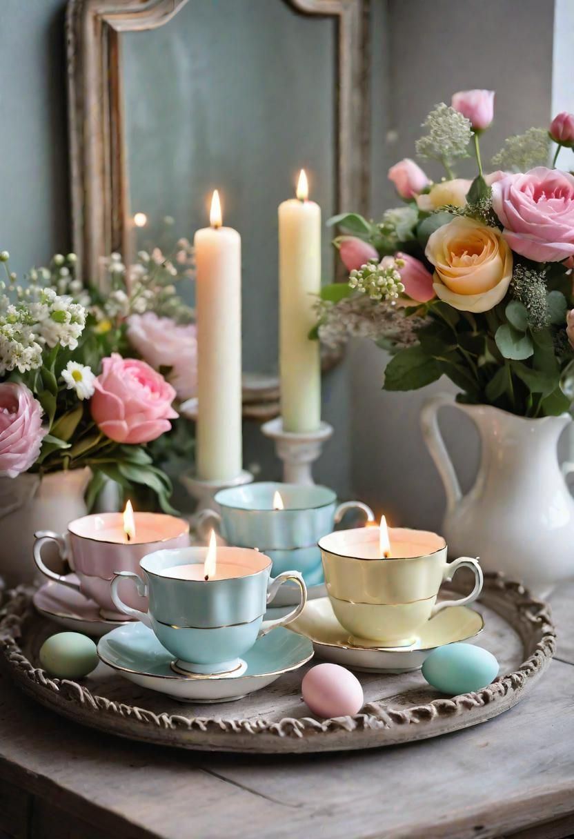 5. Teacup Candle Holders - photo 2