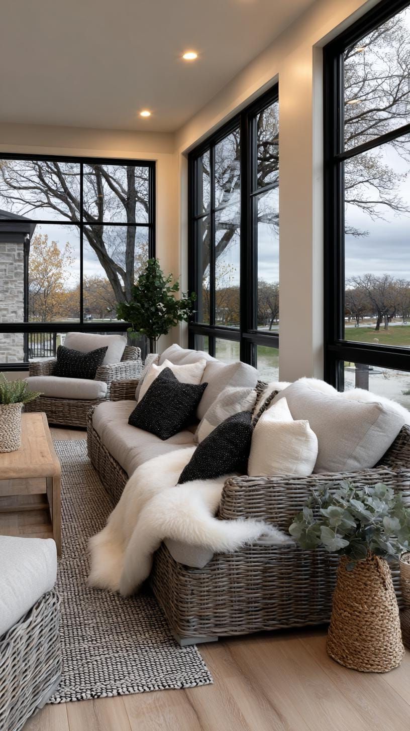 27. A Modern Porch With Wide Open Views - photo 3