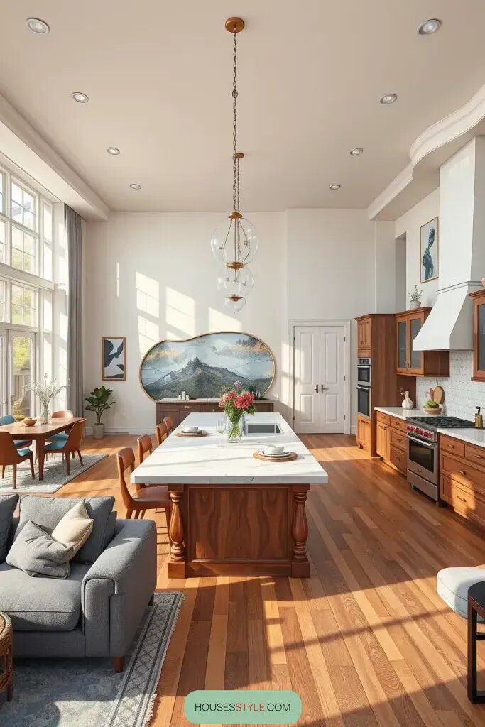 Explore Modern Living with Open Concept Kitchen Designs - photo 2