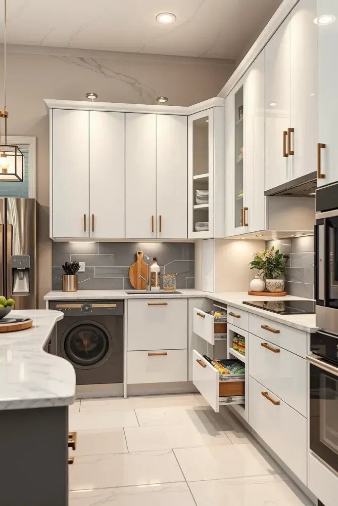 Hidden Storage Solutions in Modern Kitchens