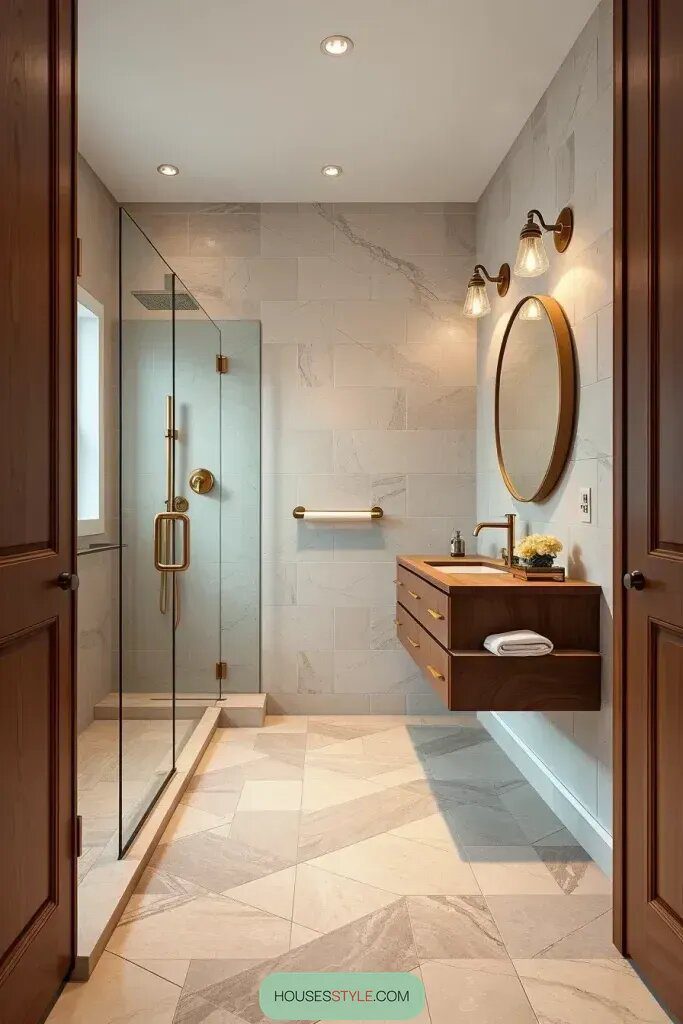 20. Mixing Wood, Stone, and Glass Naturally - photo 2