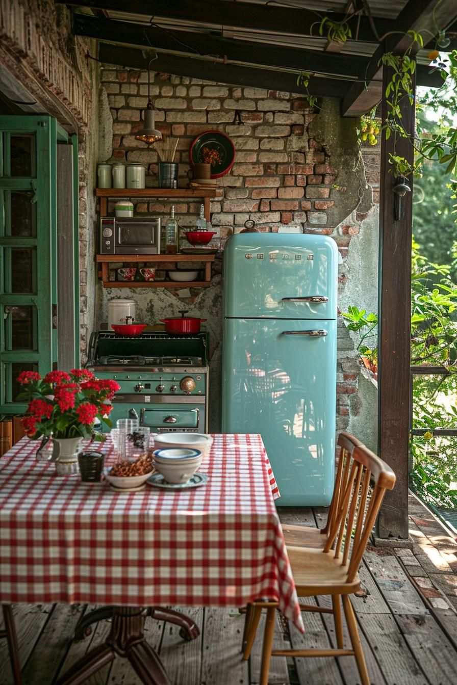9. Retro-Style Outdoor Kitchen Looks - photo 2