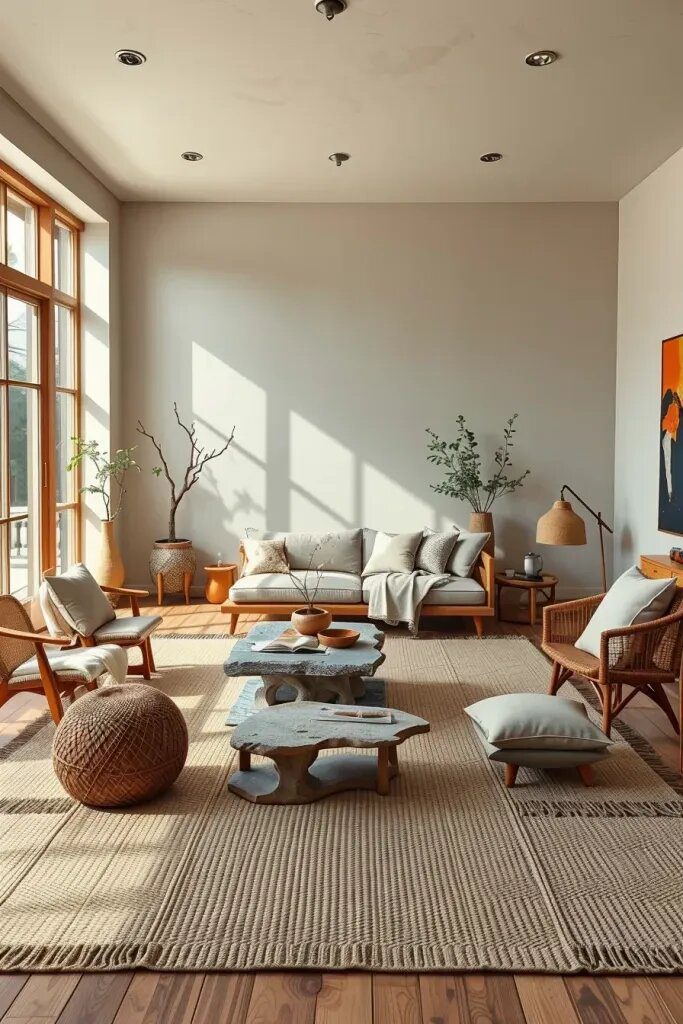 Rugs That Suit a Japandi Living Room - photo 2