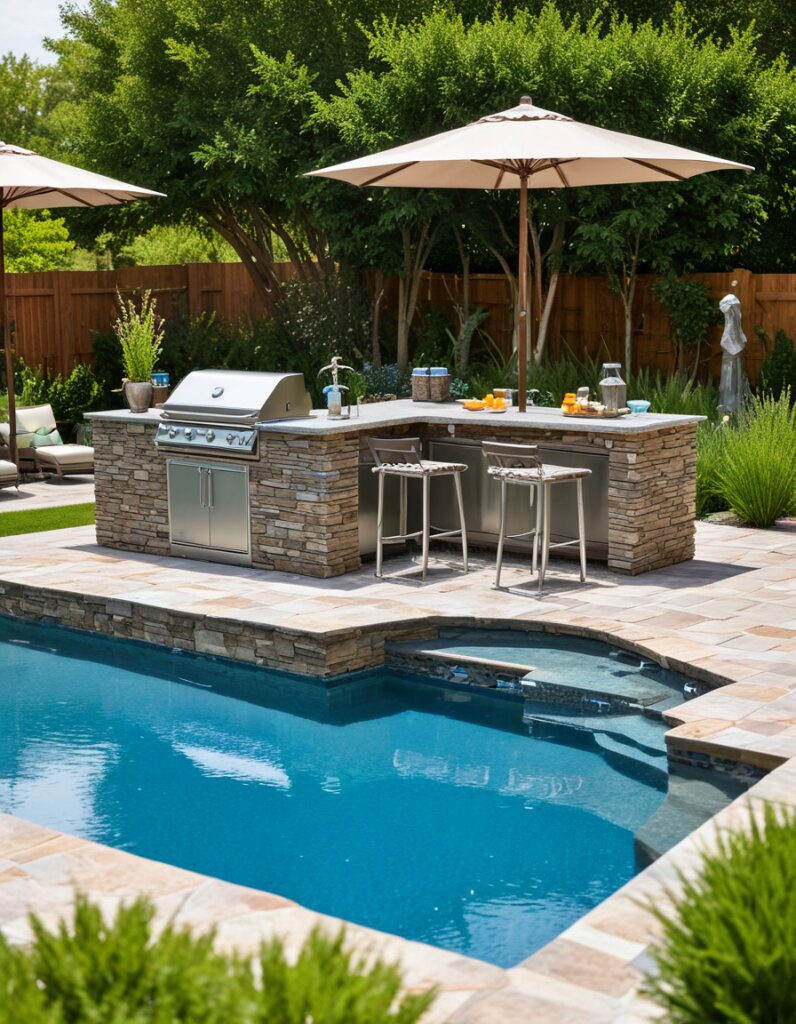 Building a Poolside Kitchen or Bar