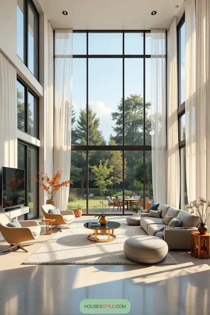 Bringing the Outdoors In with Large Windows