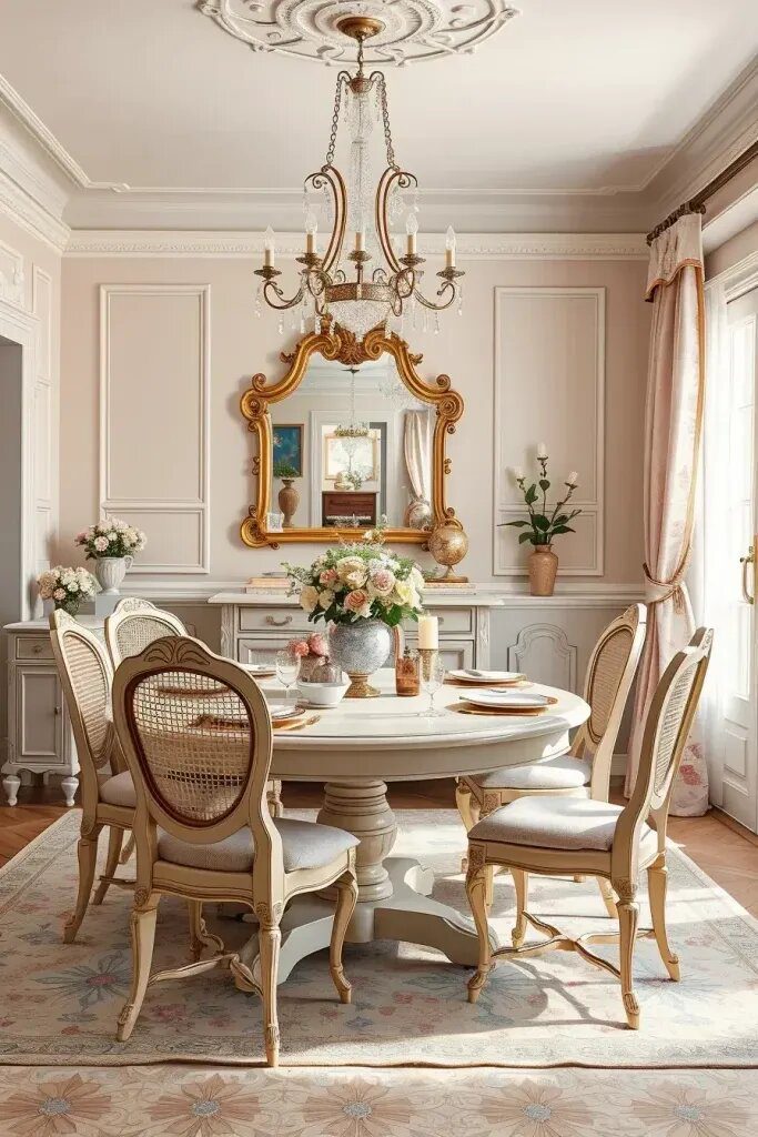 French Country Touches in Farmhouse Dining Rooms - photo 2