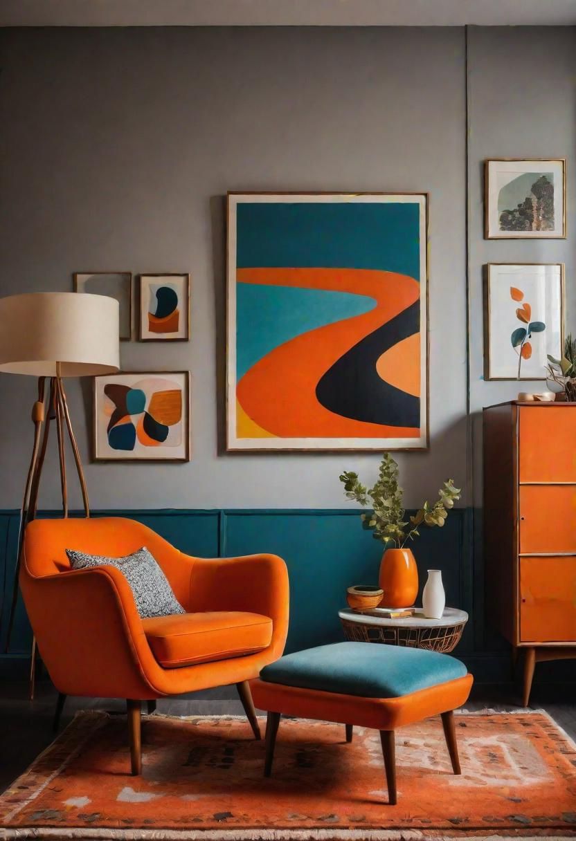 8. Styling a Retro Orange Armchair