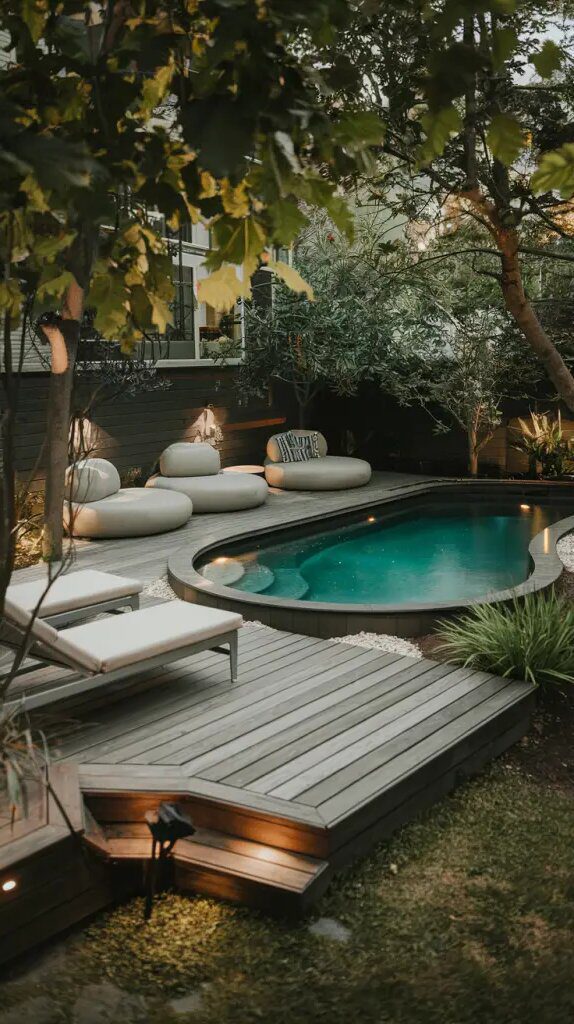 Semi-Above Ground Pool Deck Concepts - photo 2
