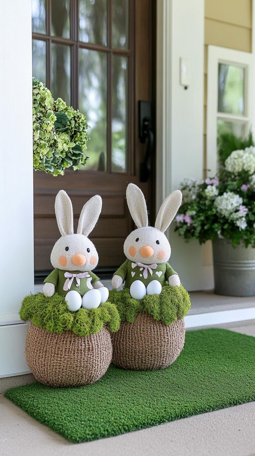 9. Whimsical Easter Porch Decor Ideas - photo 3