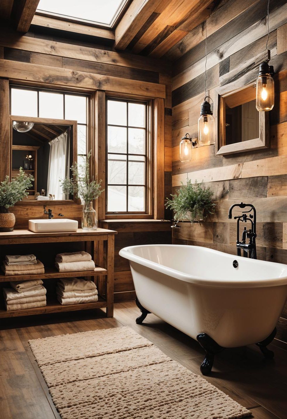 5. Rustic Bathroom Decor Inspiration