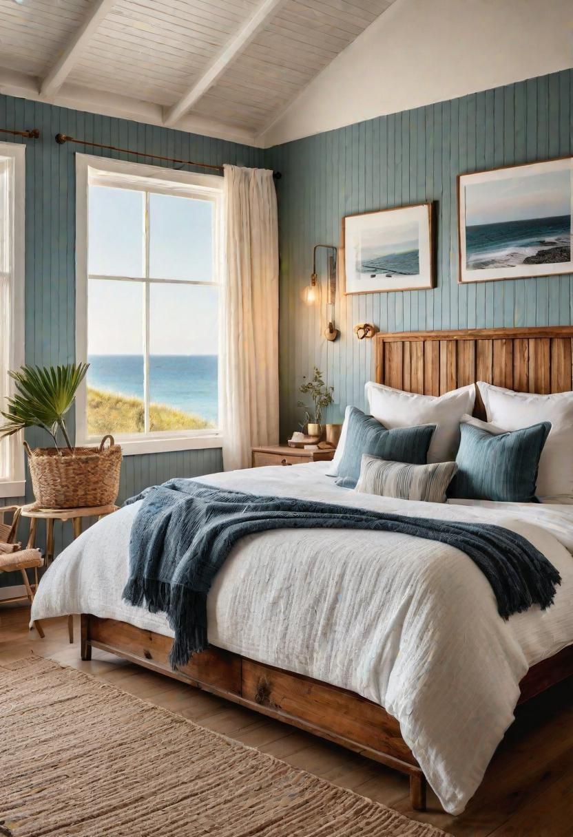 15. Cozy Coastal Cottage Bedroom Looks