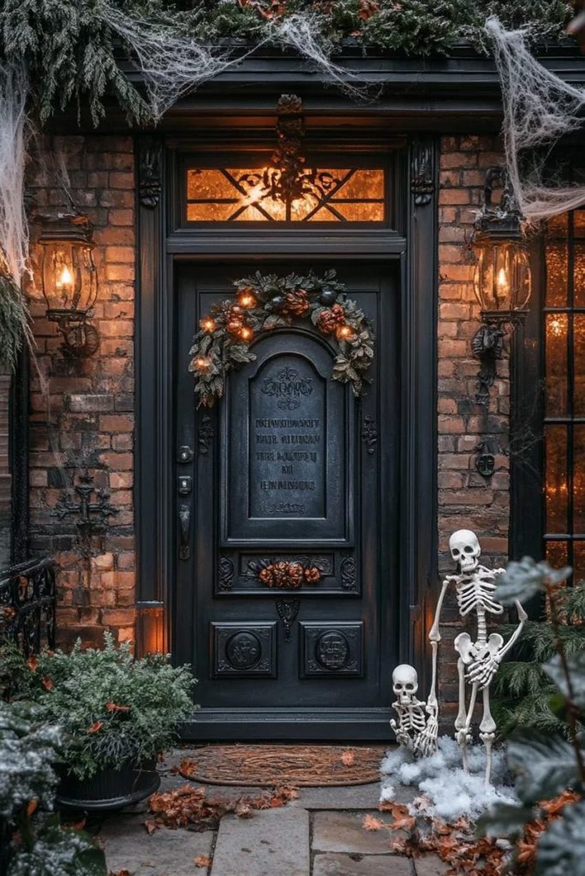 2. Giant Tombstone Door Cover