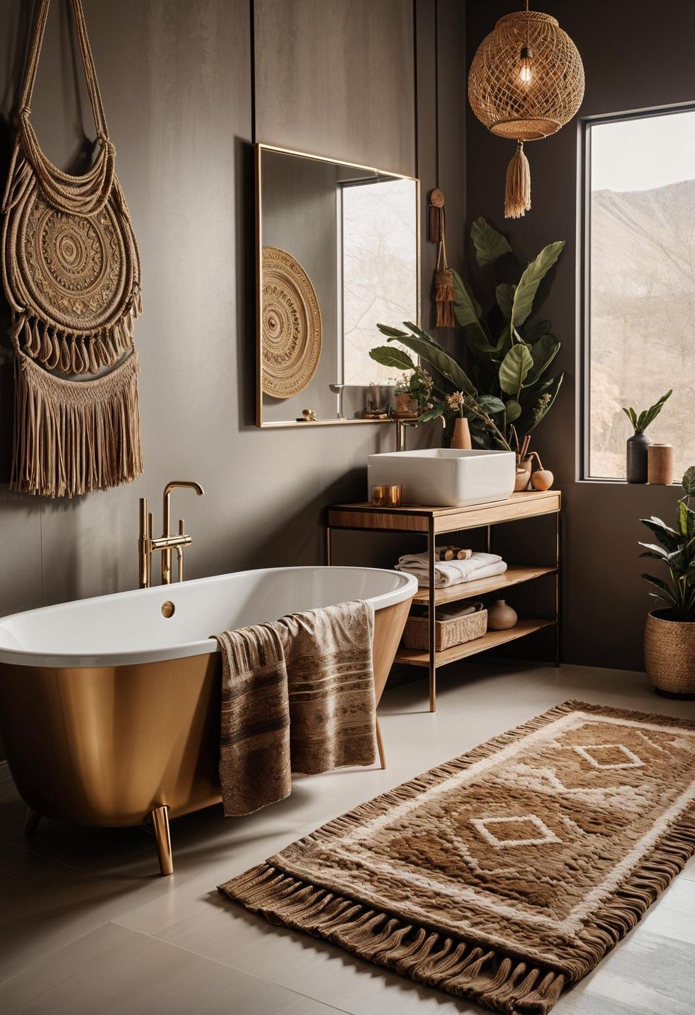 13. Boho Luxe Bathroom Style - photo 2