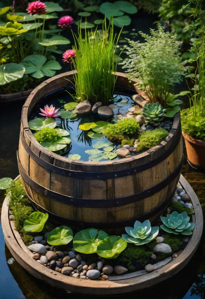 14. Water Garden in a Barrel - photo 2