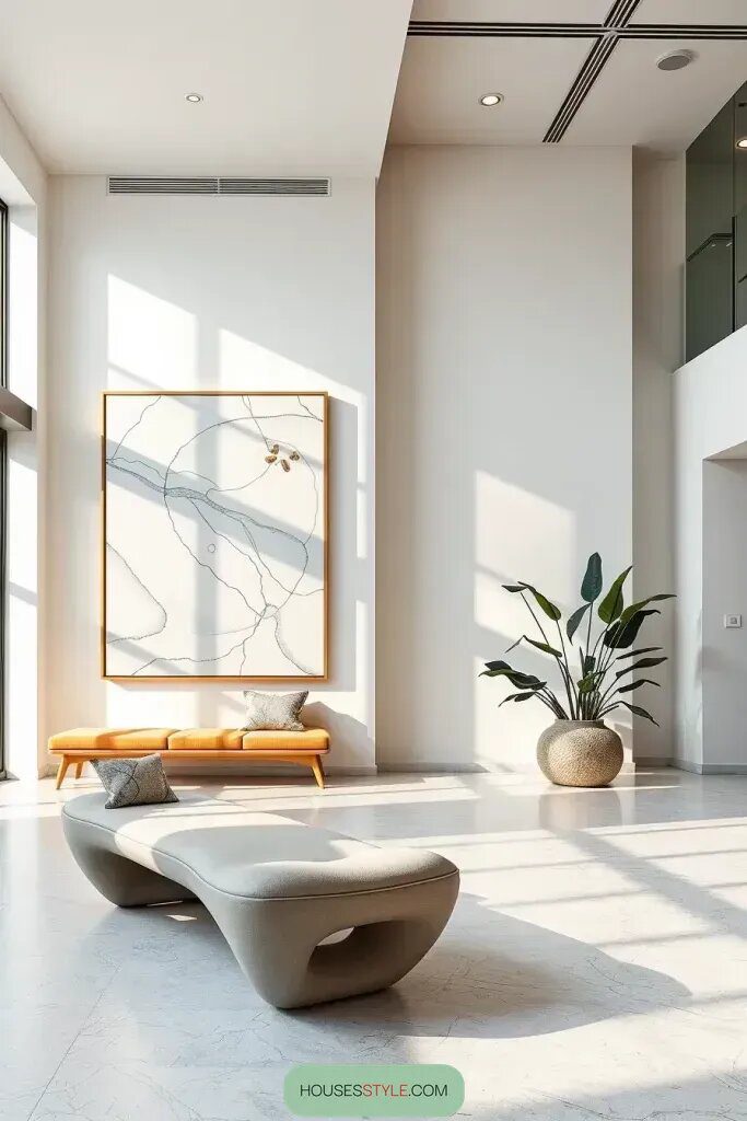 Minimalist Art That Elevates a Lobby