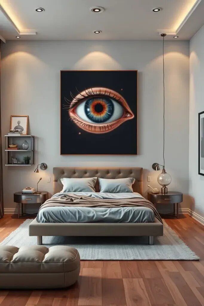Floating Eye Art as a Bold Statement Piece