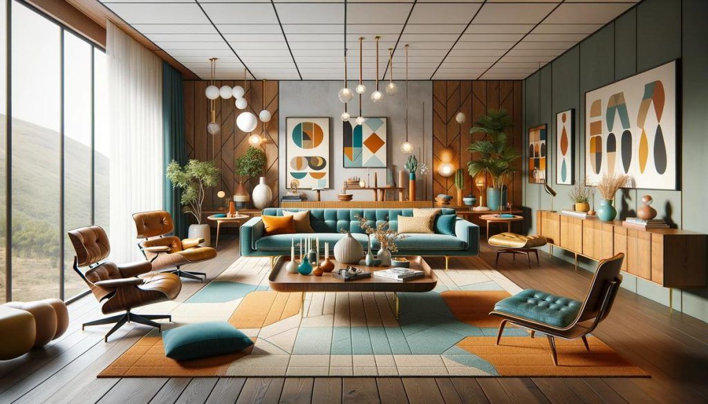 25 Color Palettes for a Mid-Century Modern Living Room - photo 2