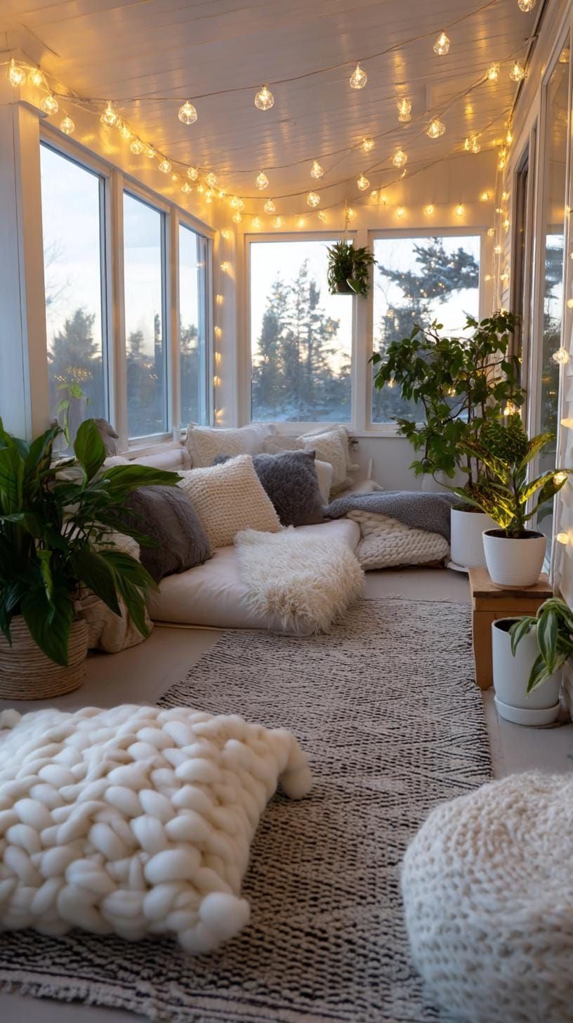 2. A Charming Sunroom with a Relaxing Feel