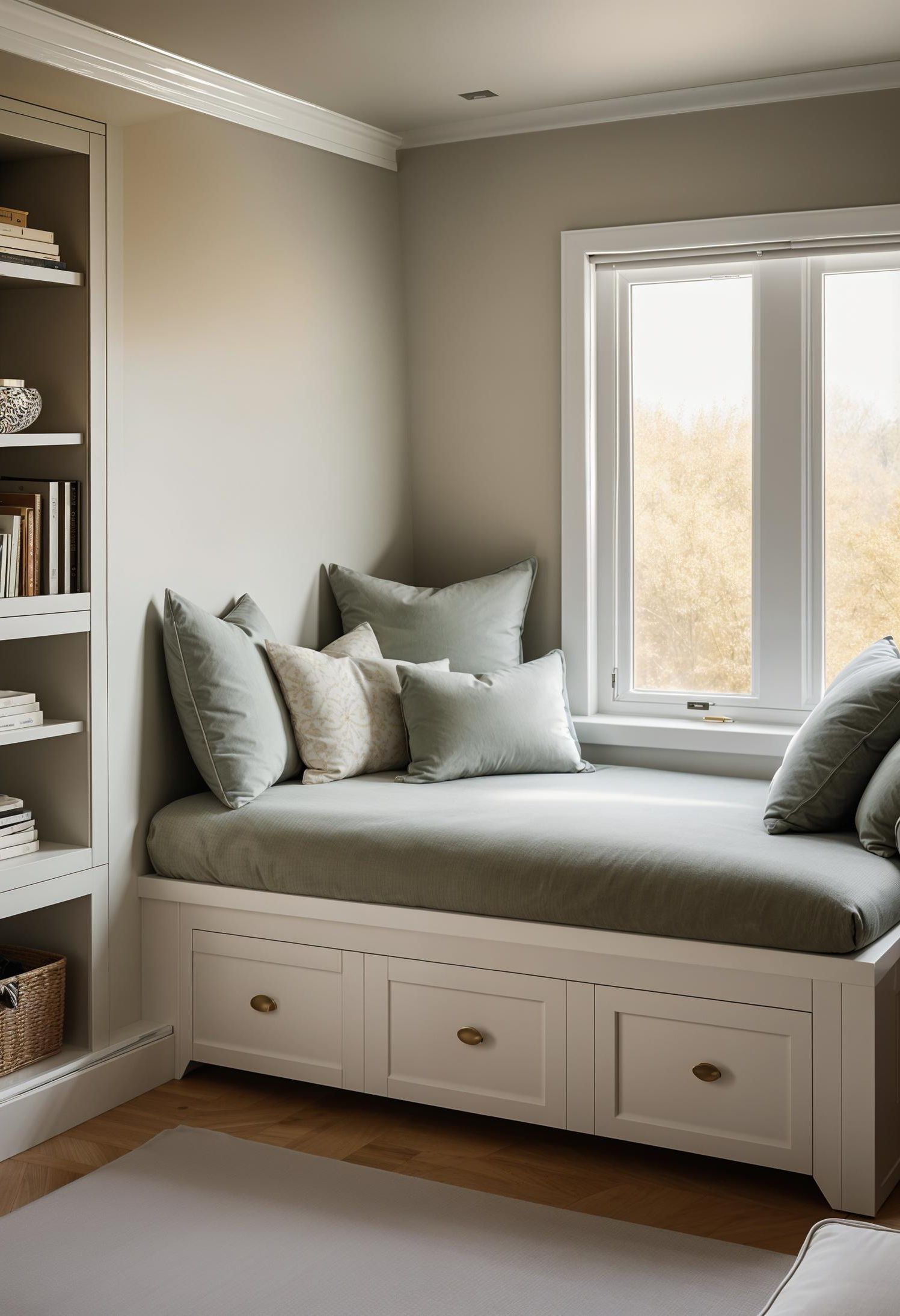 20. Window Seats With Built-In Storage