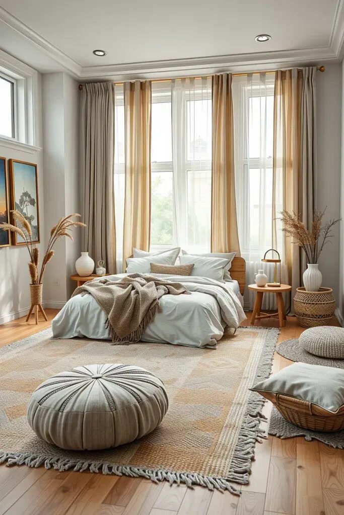 Cozy Textiles and Soft Fabrics in Japandi Design - photo 2