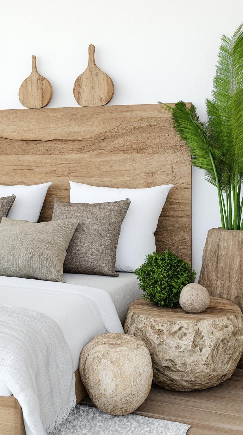14. Zen Bedroom With Natural Materials - photo 2