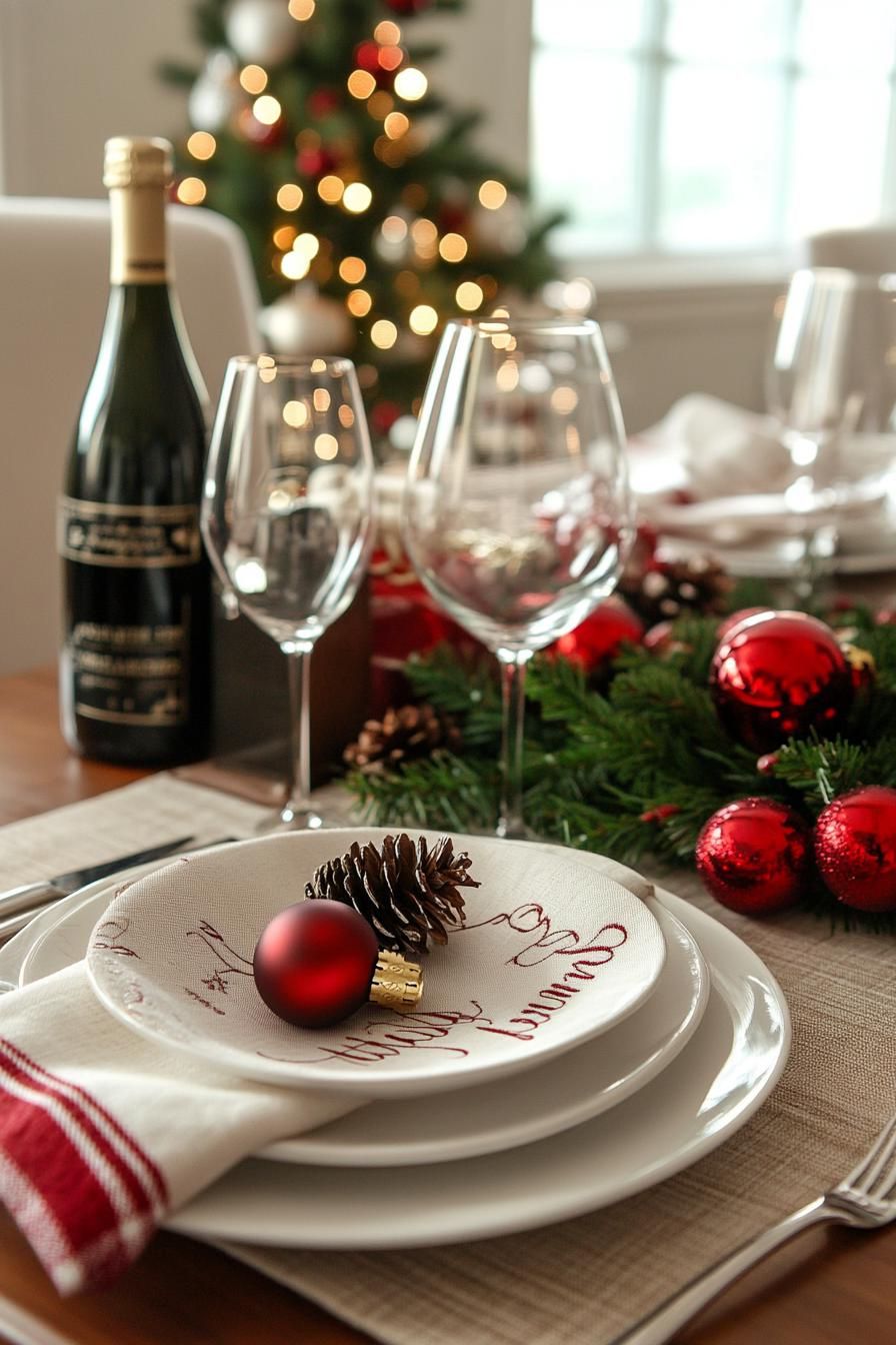 20. Linen Napkins With Festive Messages - photo 3
