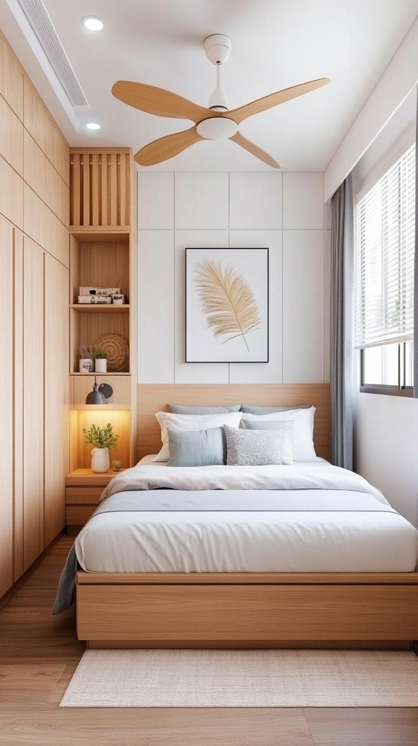 19. Compact Bedroom Luxury Ideas - photo 3