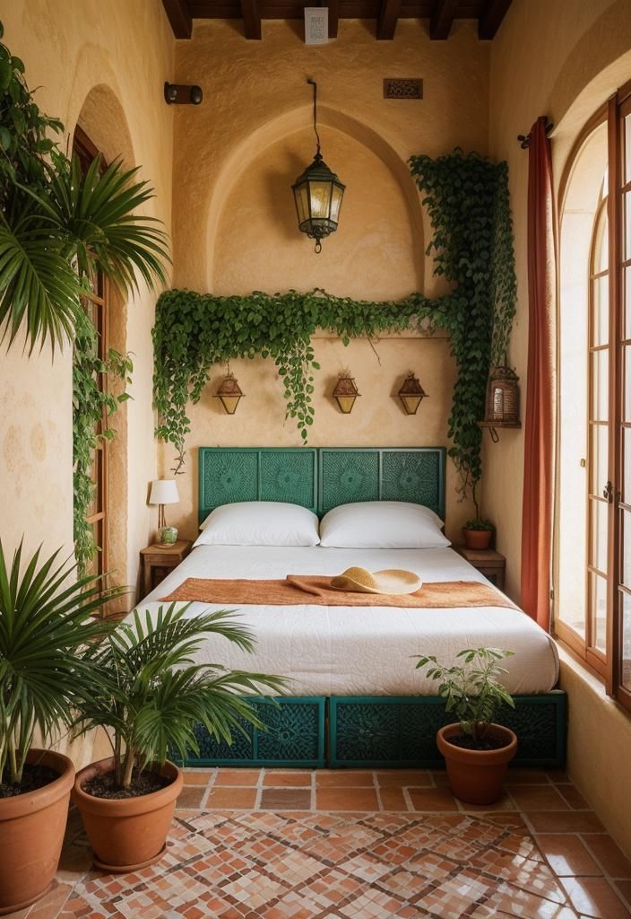 20. Sunny Mediterranean Bedroom Style - photo 4