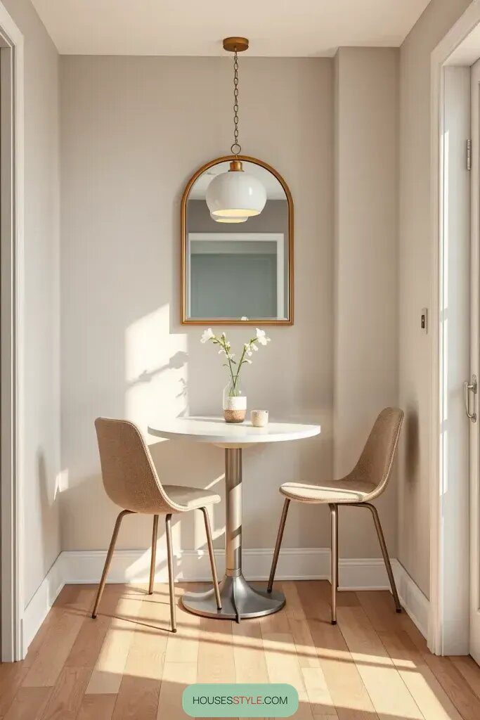 Fitting Half-Moon Tables Snug Against a Wall