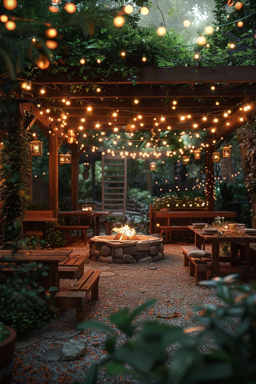 3. Rustic Patio Design With Reclaimed Wood - photo 3