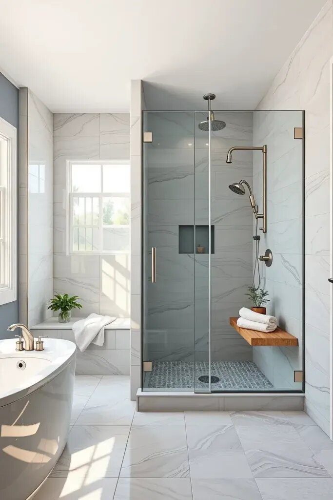 Frameless Glass Walk-In Wet Rooms - photo 2