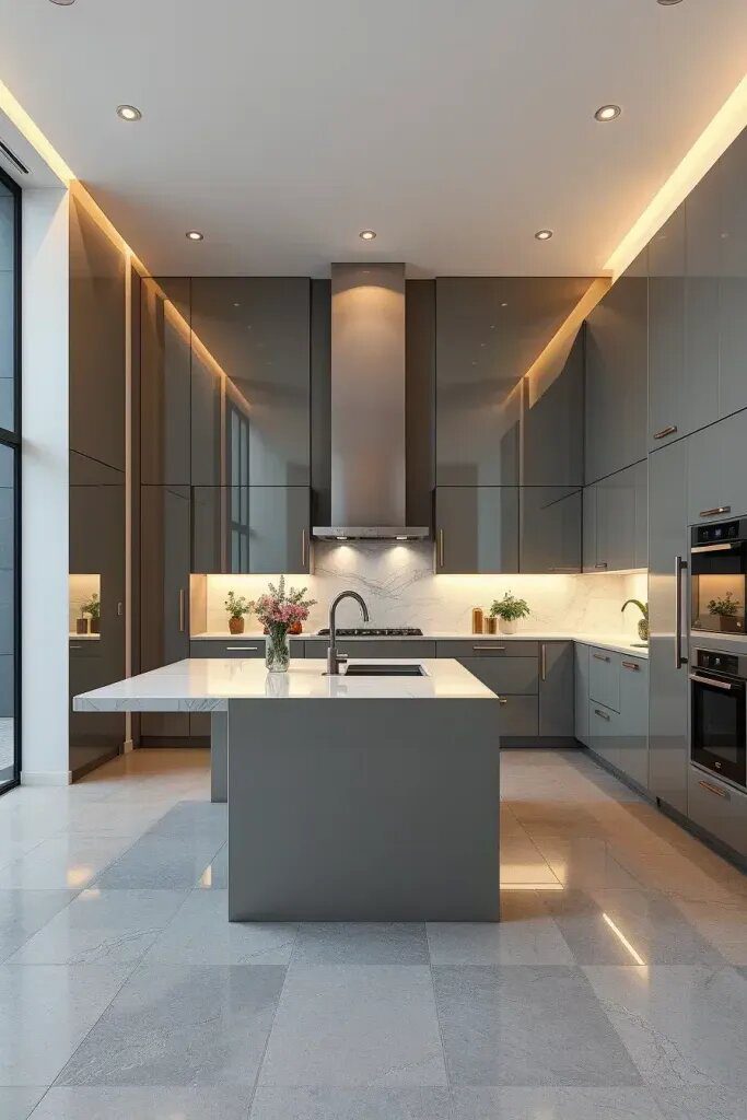 Mirrored Surfaces and Fitted Elements in Simple Yet Stylish Design - photo 2