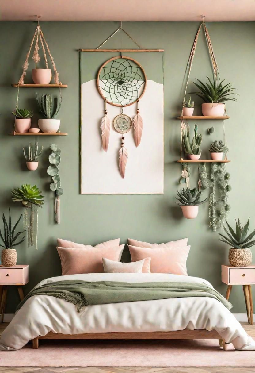 1. Sage and Blush Wall Decor Ideas - photo 2