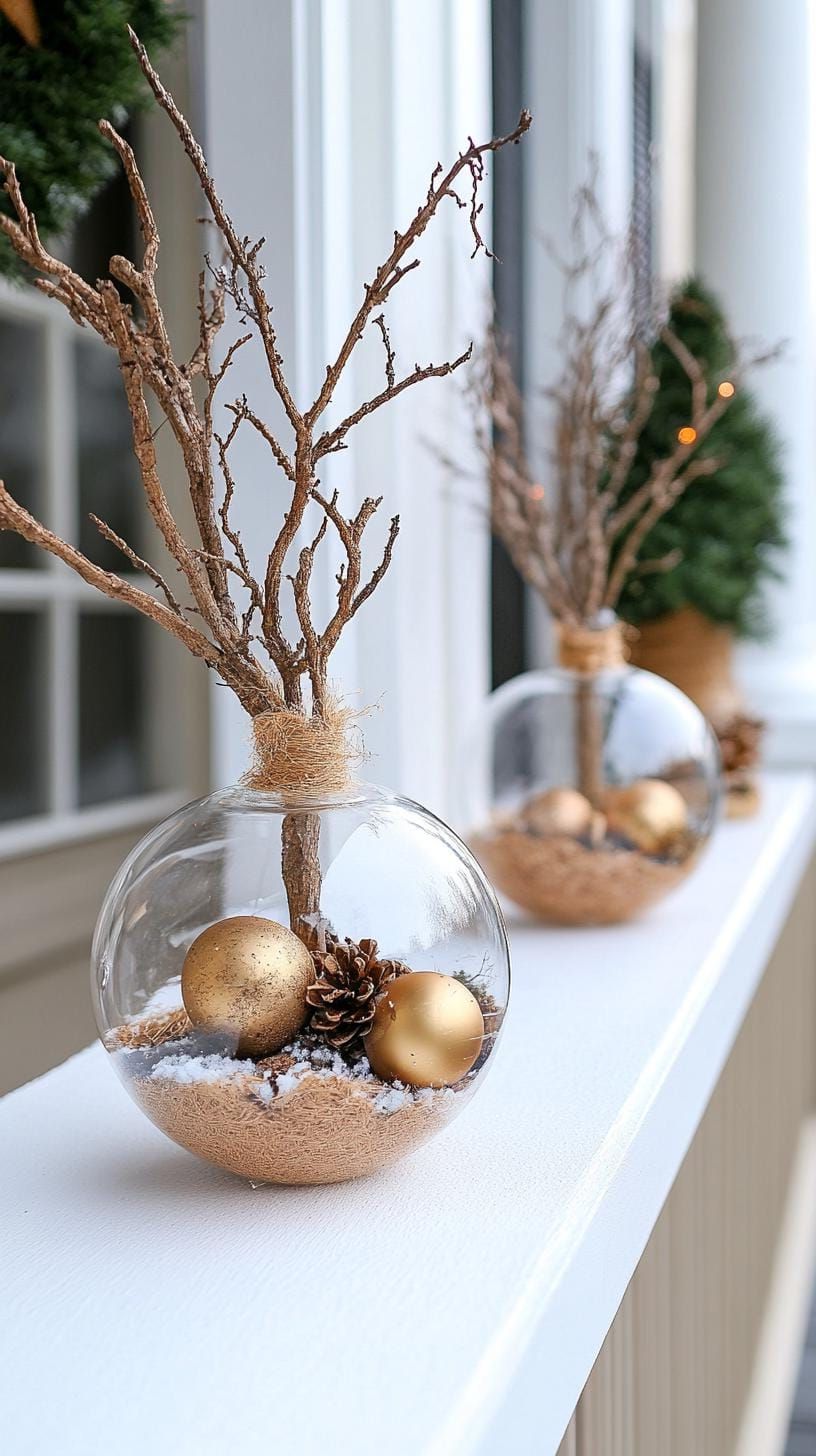 13. Bare Branch Terrariums for a Mini Landscape - photo 4