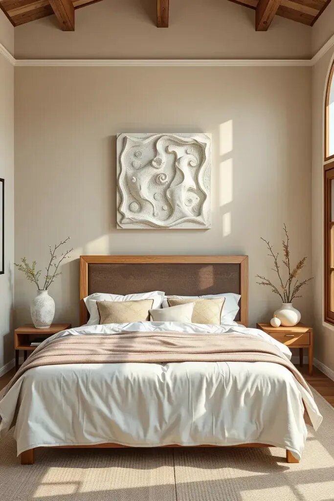 Textured Wall Art Using Plaster or Joint Compound
