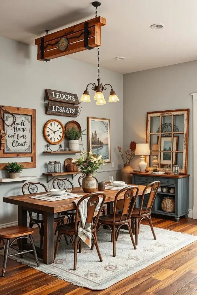 DIY Ideas: Turning Old Items into Dining Decor