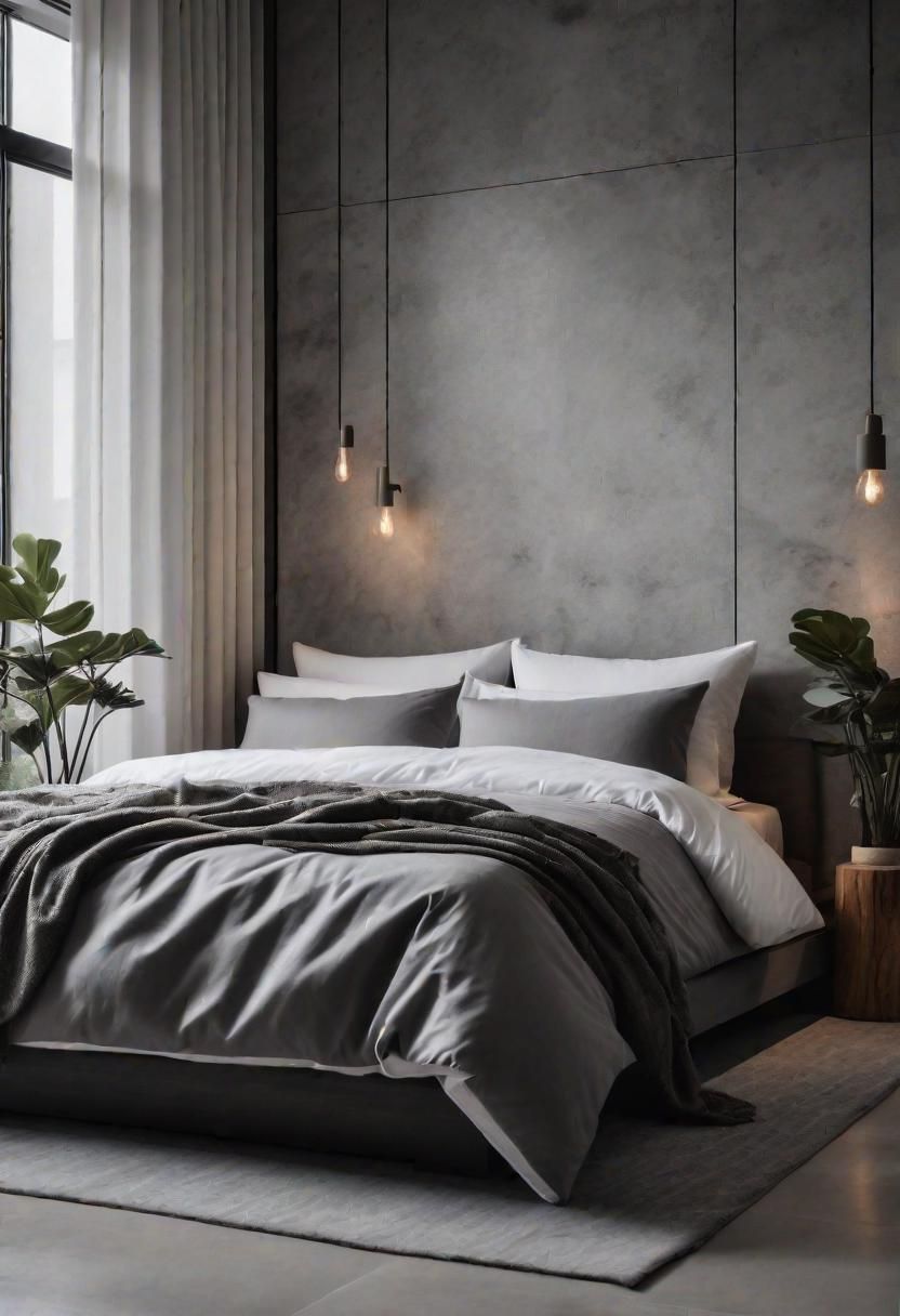 12. Zen-Inspired Grey Bedroom Ideas