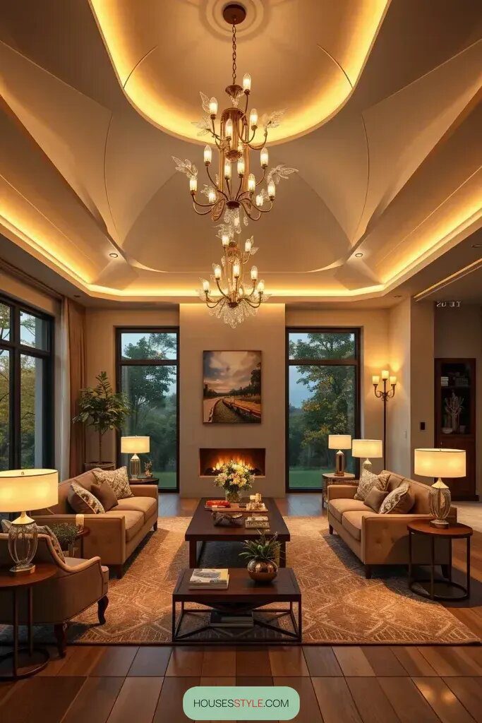 Layered and Ambient Lighting for a Warmer Room