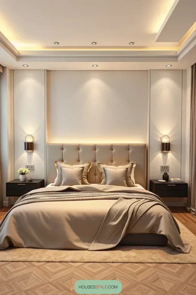 1. Matching Nightstands and Headboards That Wow - photo 2