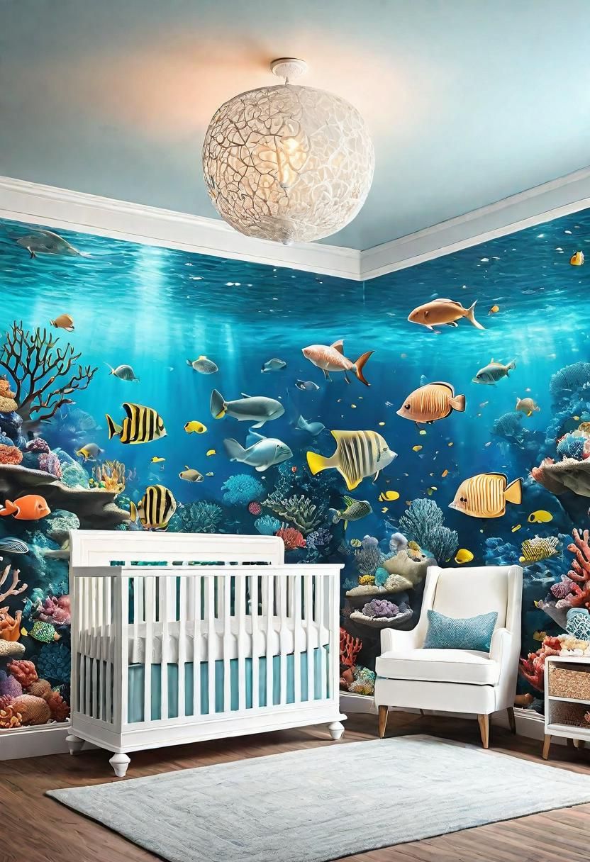 4. Oceanic Gender-Neutral Nursery Decor