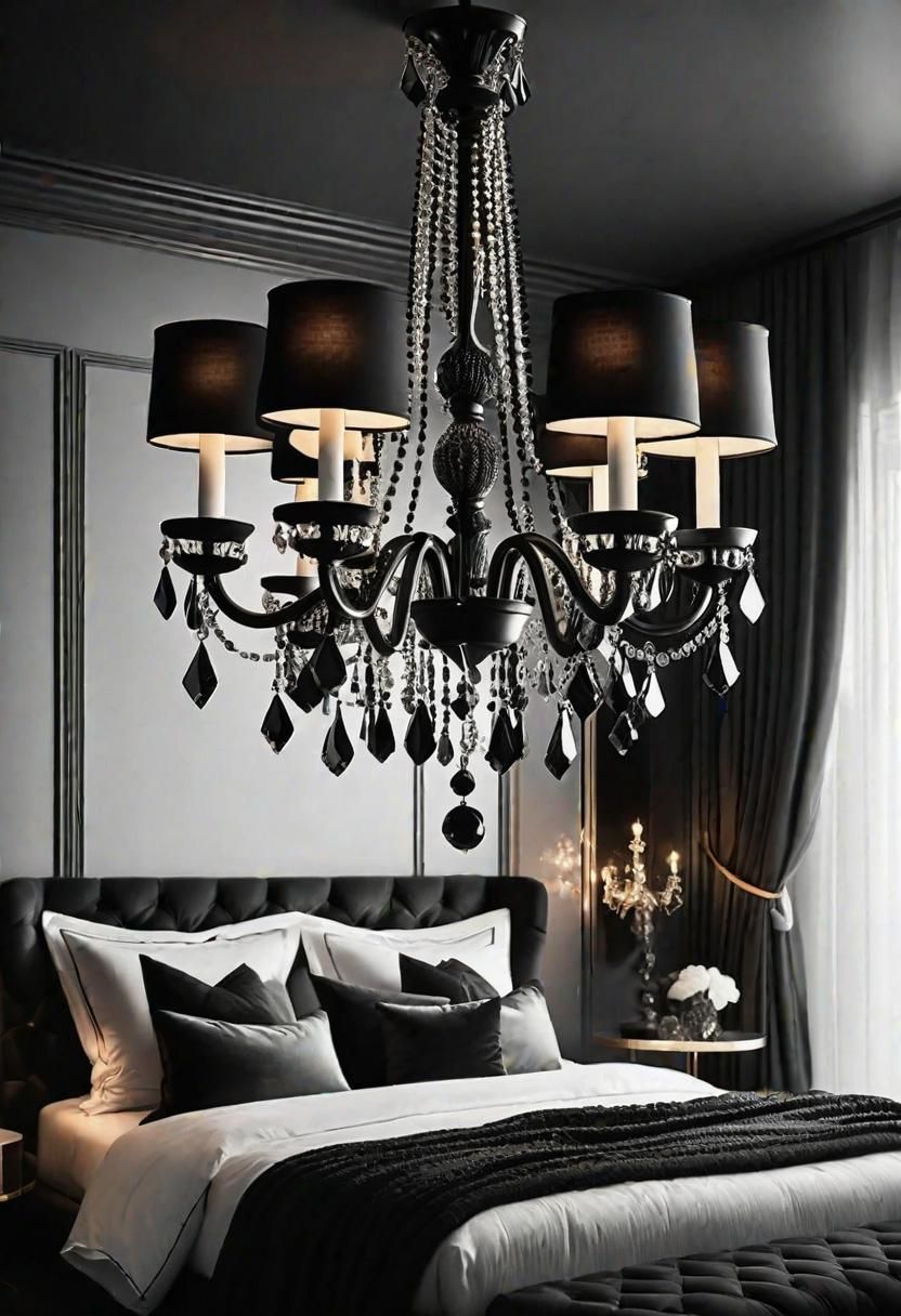 13. Glamorous Chandelier Lighting Accents