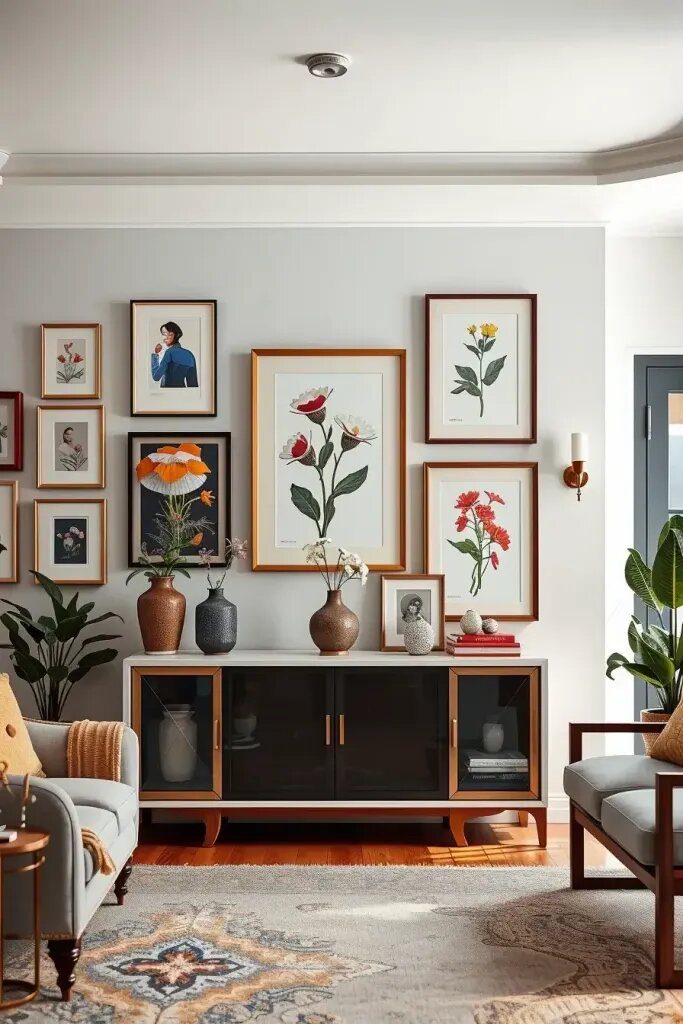 Using Retro Art to Balance a Room