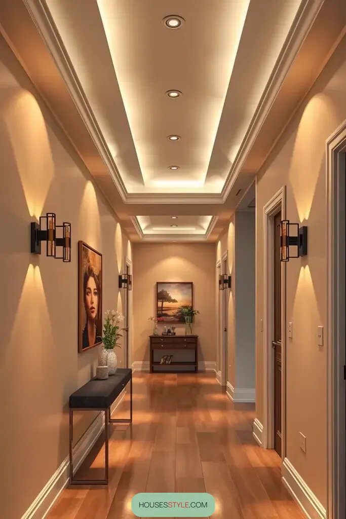 Layered Lighting Techniques For Modern Hallways - photo 2