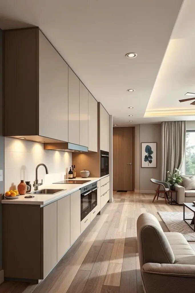 Discover the Charm of Cozy Kitchens with Beautifully Integrated Walls