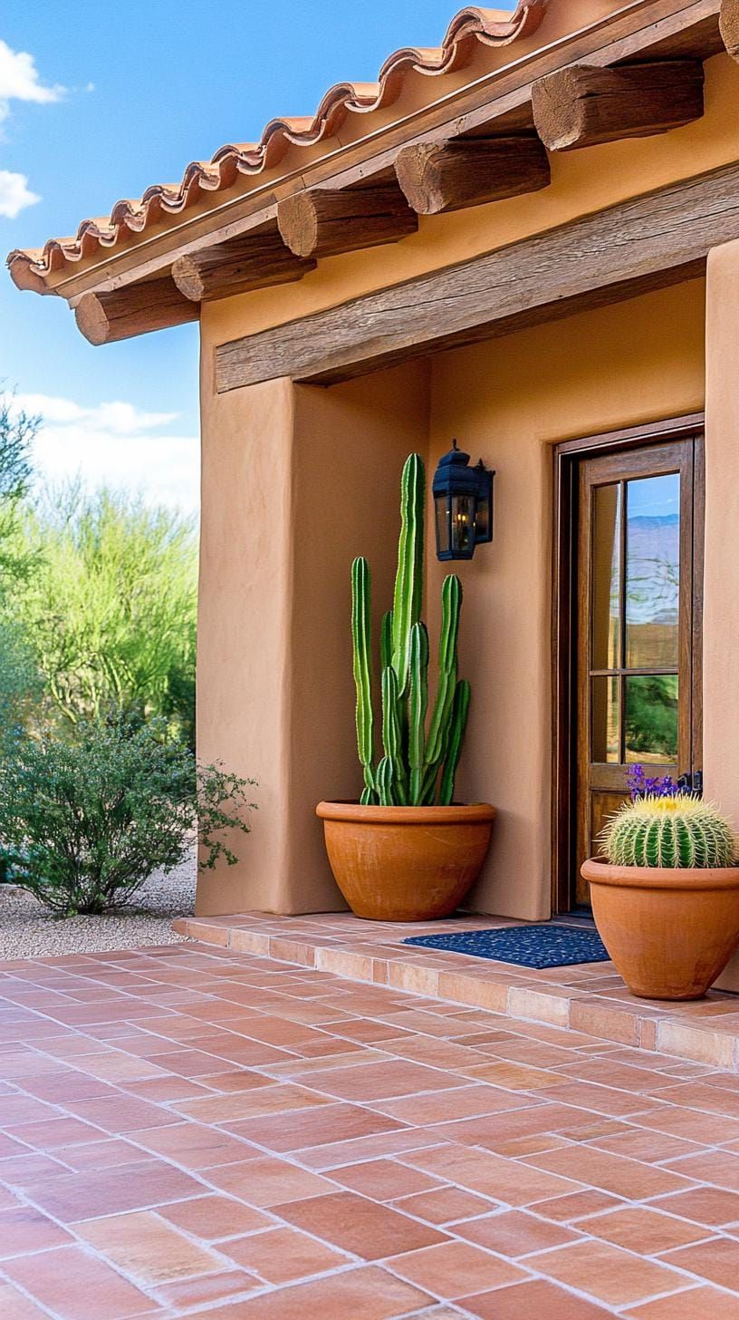 25. Southwestern Adobe Look With Terracotta Tiles - photo 2