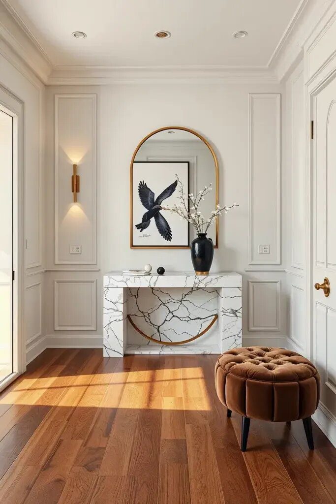1. Simple Elegance for a Stunning Entrance